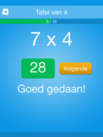 tafels oefenen app voorbeeld 3