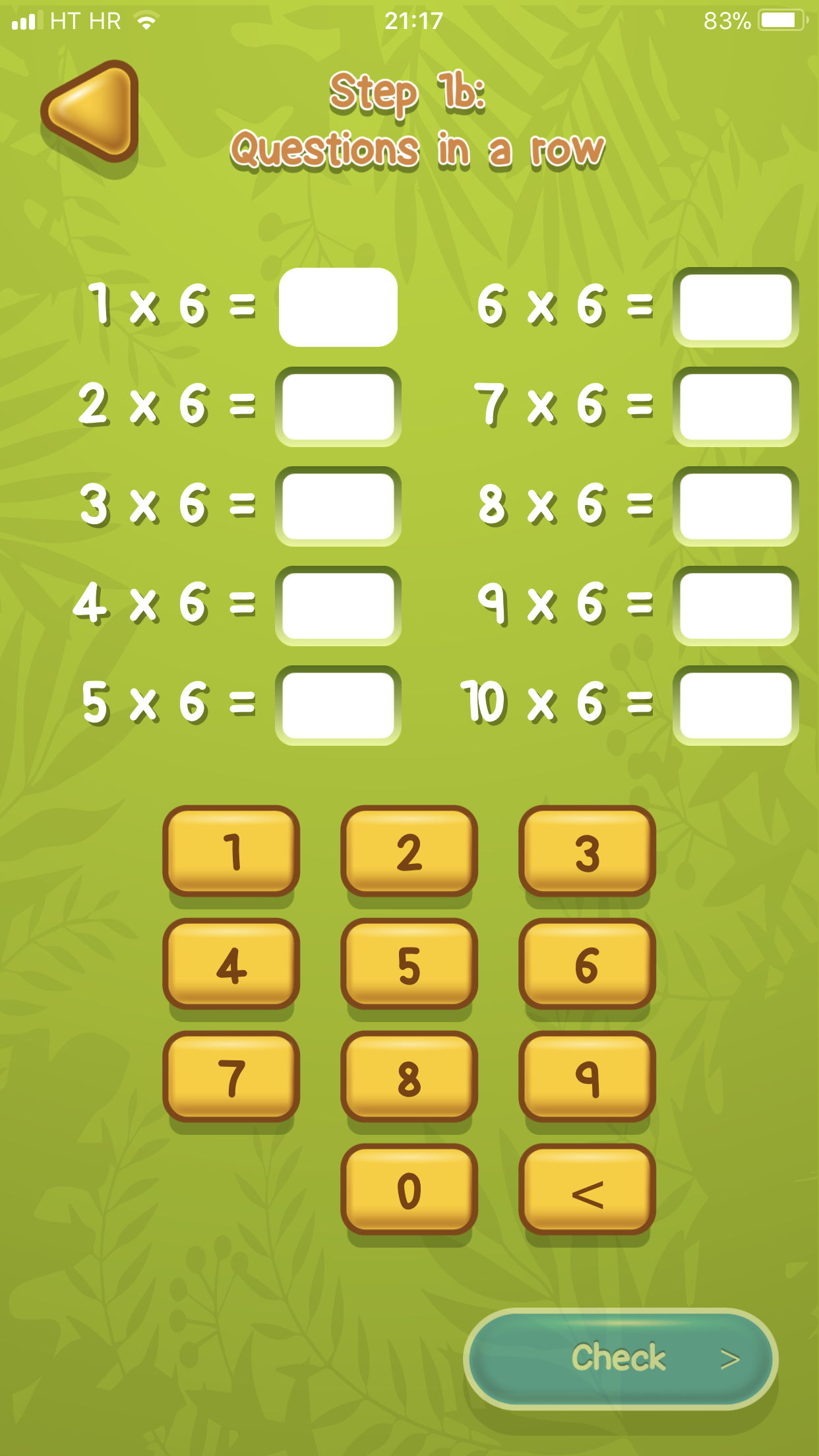 Multiplikationsapp Exempel 3