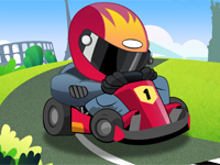 Road Rally Multi-Player - Free Online Multiplication Math Game